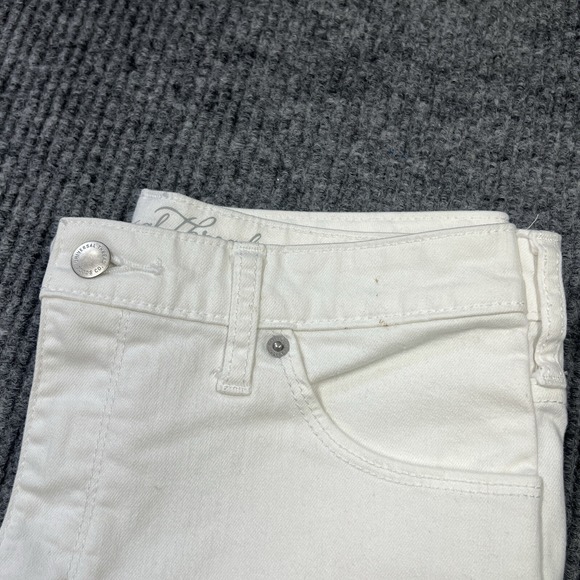 UNIVERSAL THREAD Jeans Women 12 White Stretch High-Rise Skinny Crop Denim Pant - Picture 16 of 16